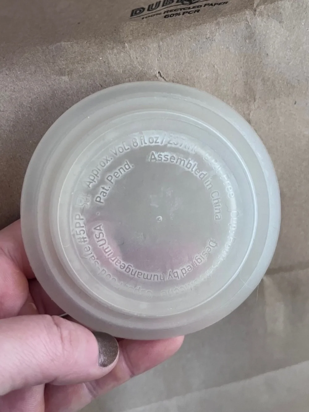humangear Set of 2 Small and Large GoCups with Pill Storage and Lids